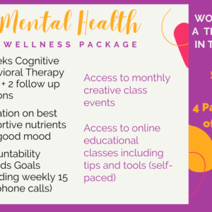 Mental Health Wellness Package with Therapist in Training